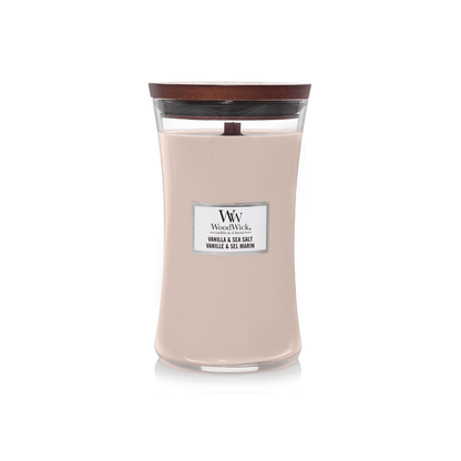 Lumanare parfumata mare Hourglass Vanilla & Sea Salt - Eclair.md