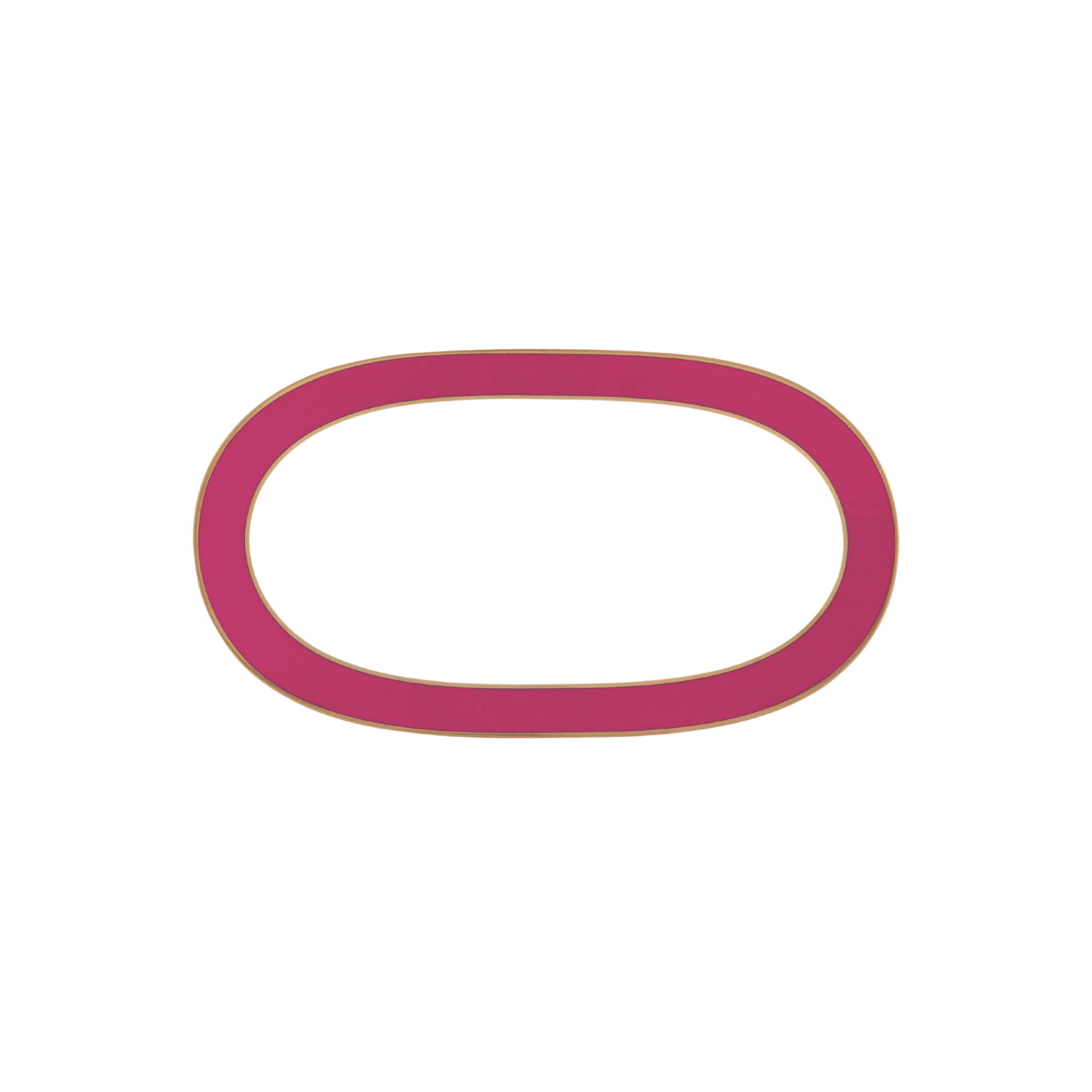 Platou Rectangular Pip Chique Gold Pink - Eclair.md