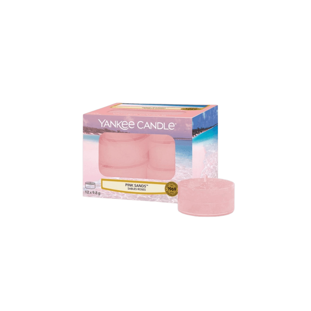 Set 12 lumanari parfumate tip pastila Pink Sands - Eclair.md