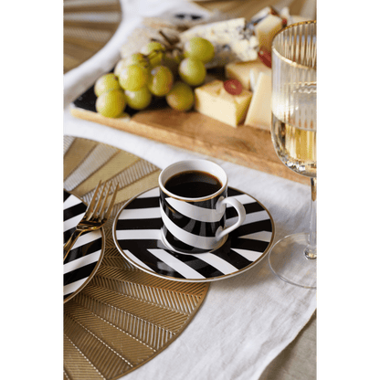 Set 2 cesti 100ml espresso Luxe Deco China - Eclair.md