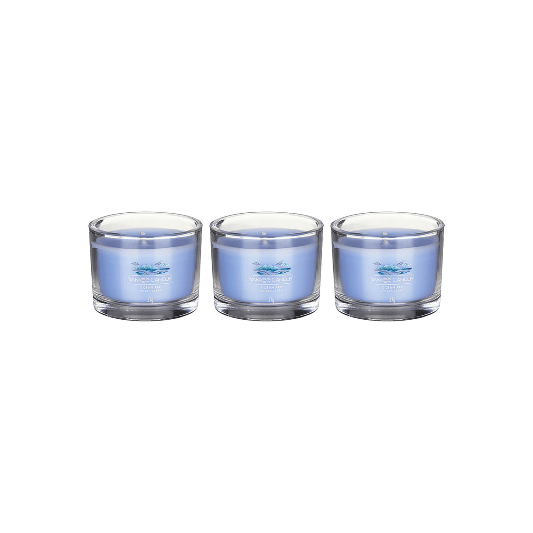 Set 3 mini lumanari parfumate Ocean Air - Eclair.md