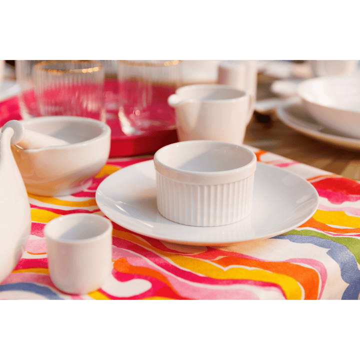 Set 4 forme Ramekin 9.5cm Chalk White - Eclair.md