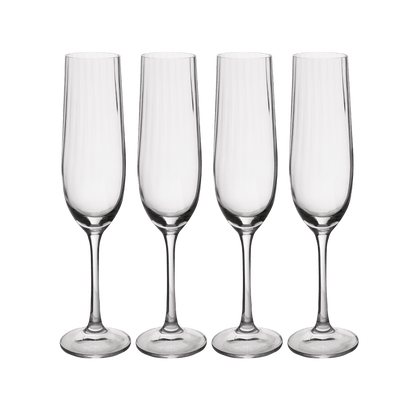 Set 4 pahare 190ml pentru sampanie Treviso - Eclair.md