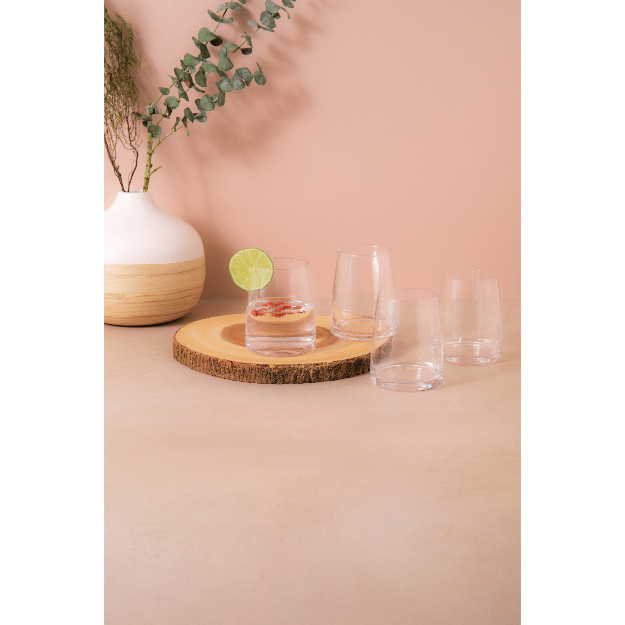 Set 4 pahare 350ml pentru vin Palermo - Eclair.md