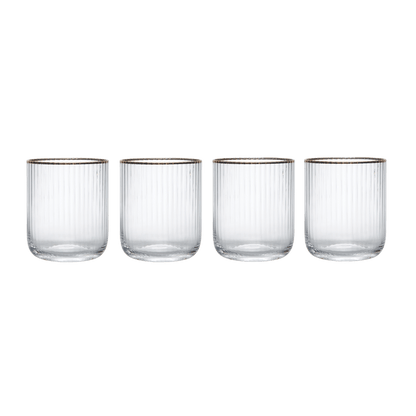 Set 4 pahare 400ml pentru apa Sorrento - Eclair.md