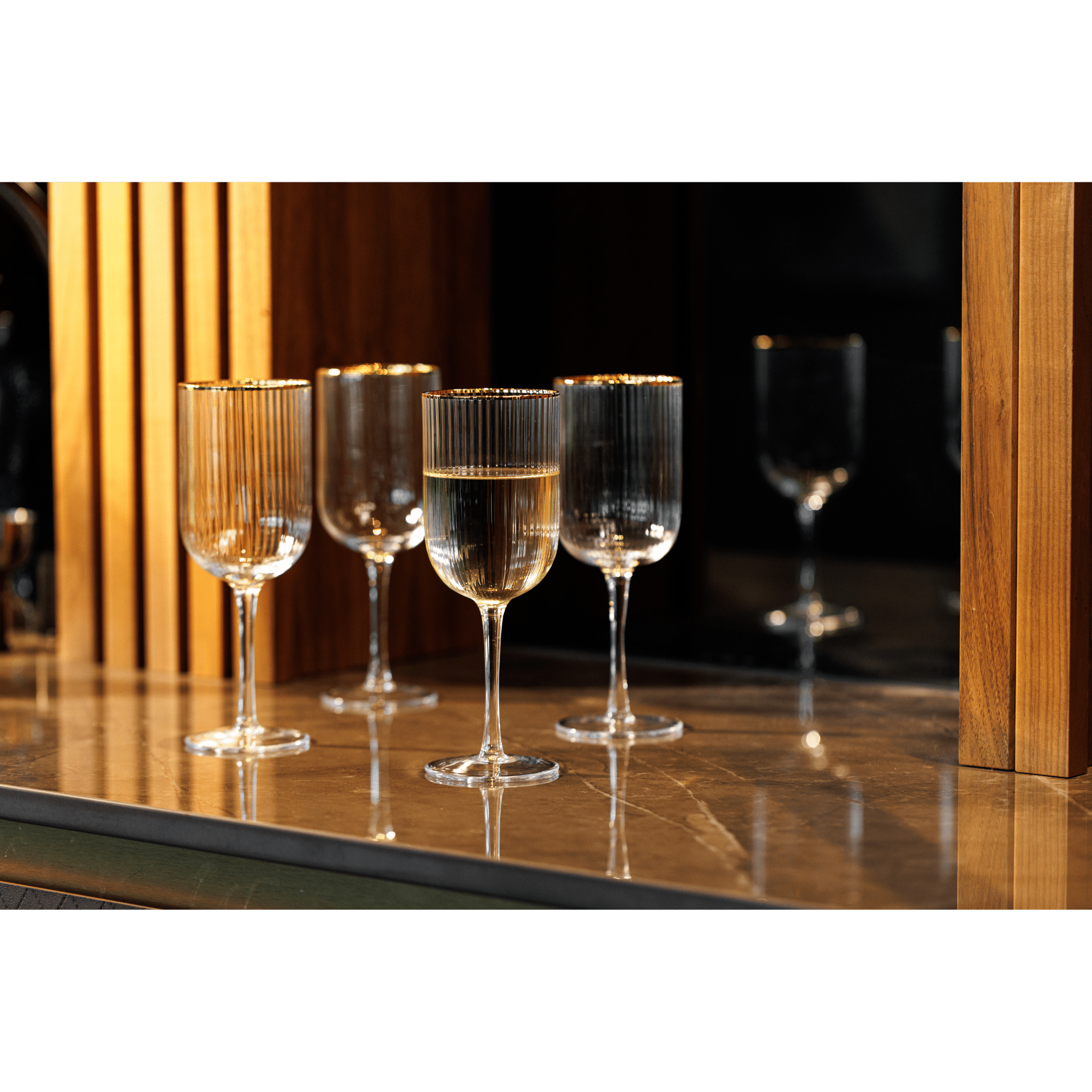 Set 4 pahare 400ml pentru vin alb Sorrento - Eclair.md