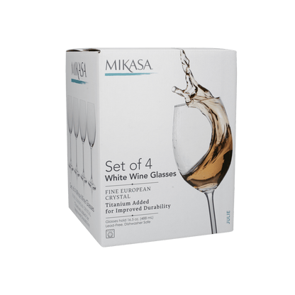 Set 4 pahare 468ml pentru vin alb Julie - Eclair.md