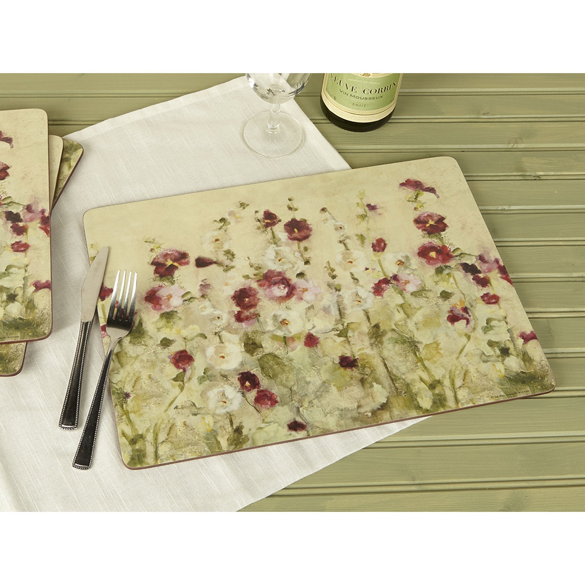 Set 4 suporturi farfurii Wild Field Poppies - Eclair.md