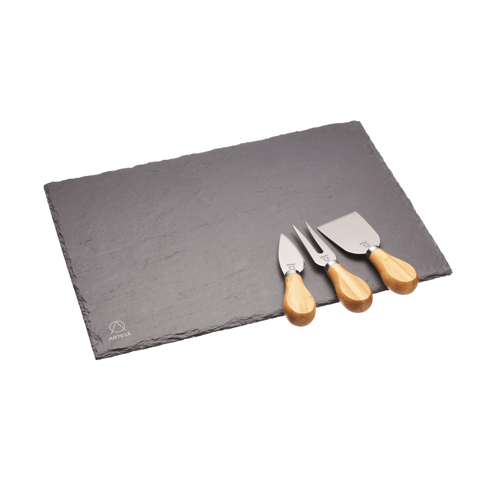 Set servire 4 piese Cheese Platter & Knife Set - Eclair.md