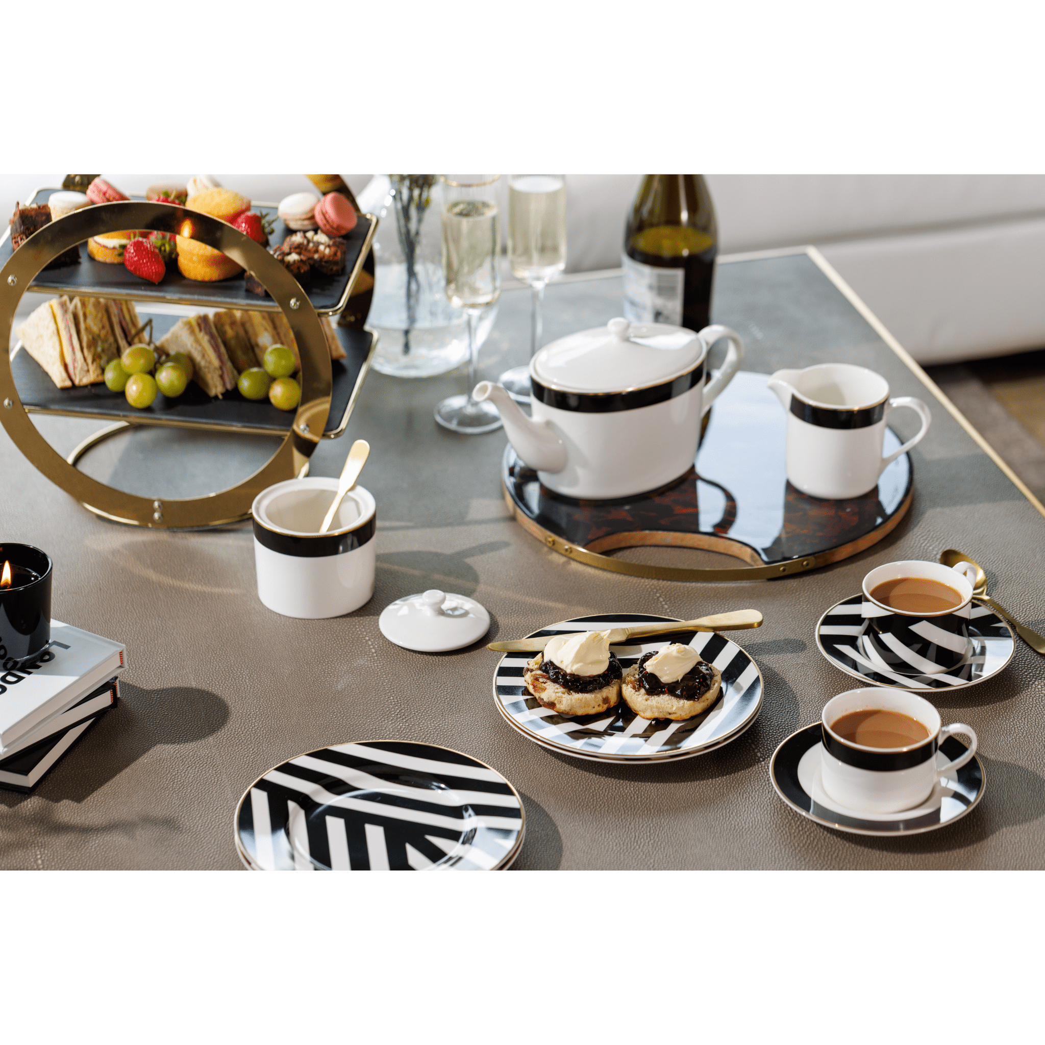 Set zaharnita si latiera Luxe Deco China - Eclair.md