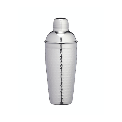 Shaker 700ml Hammered Metal Finish Textured Style - Eclair.md