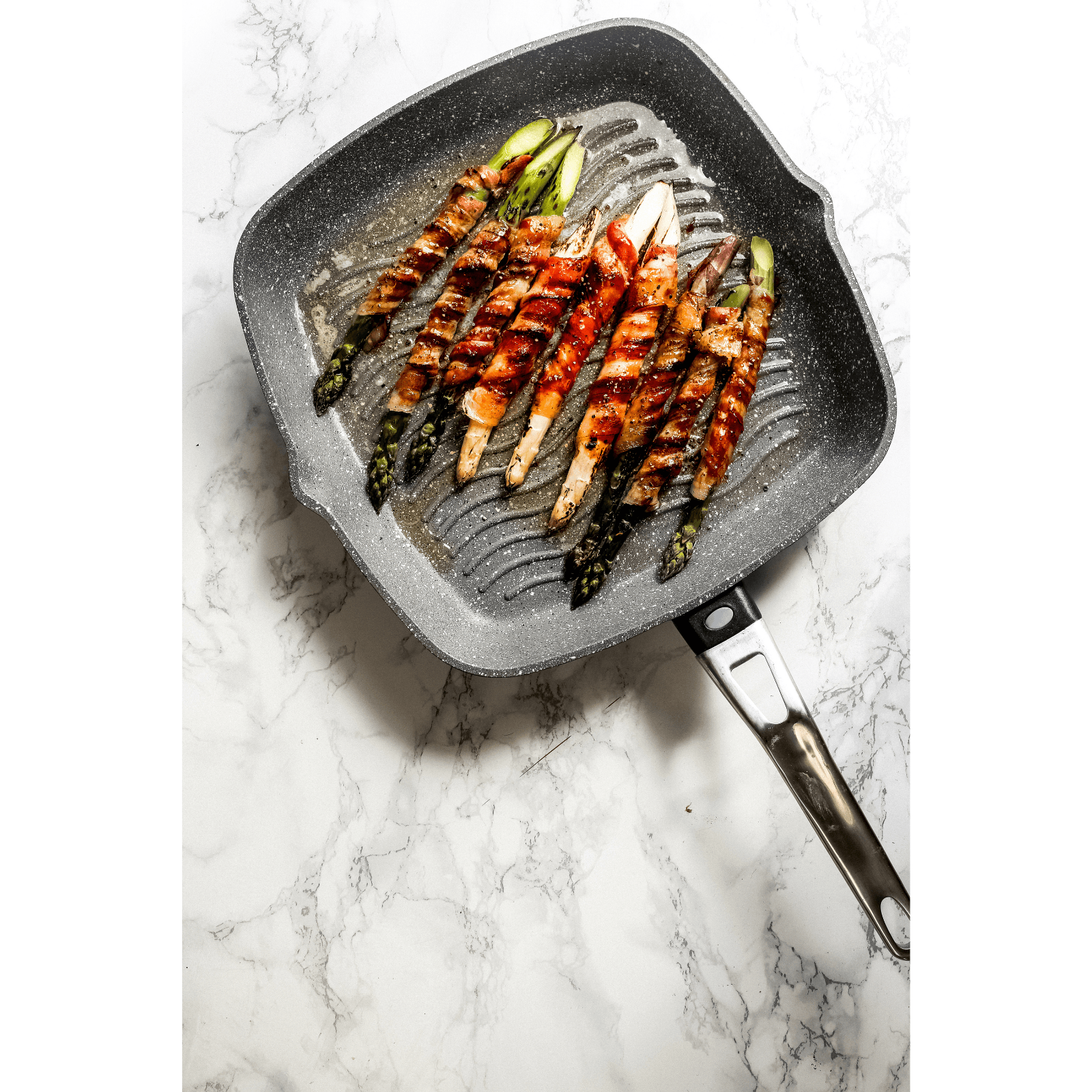 Tigaie grill 28cm Cast Aluminium - Eclair.md