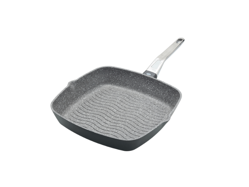 Tigaie grill 28cm Cast Aluminium - Eclair.md