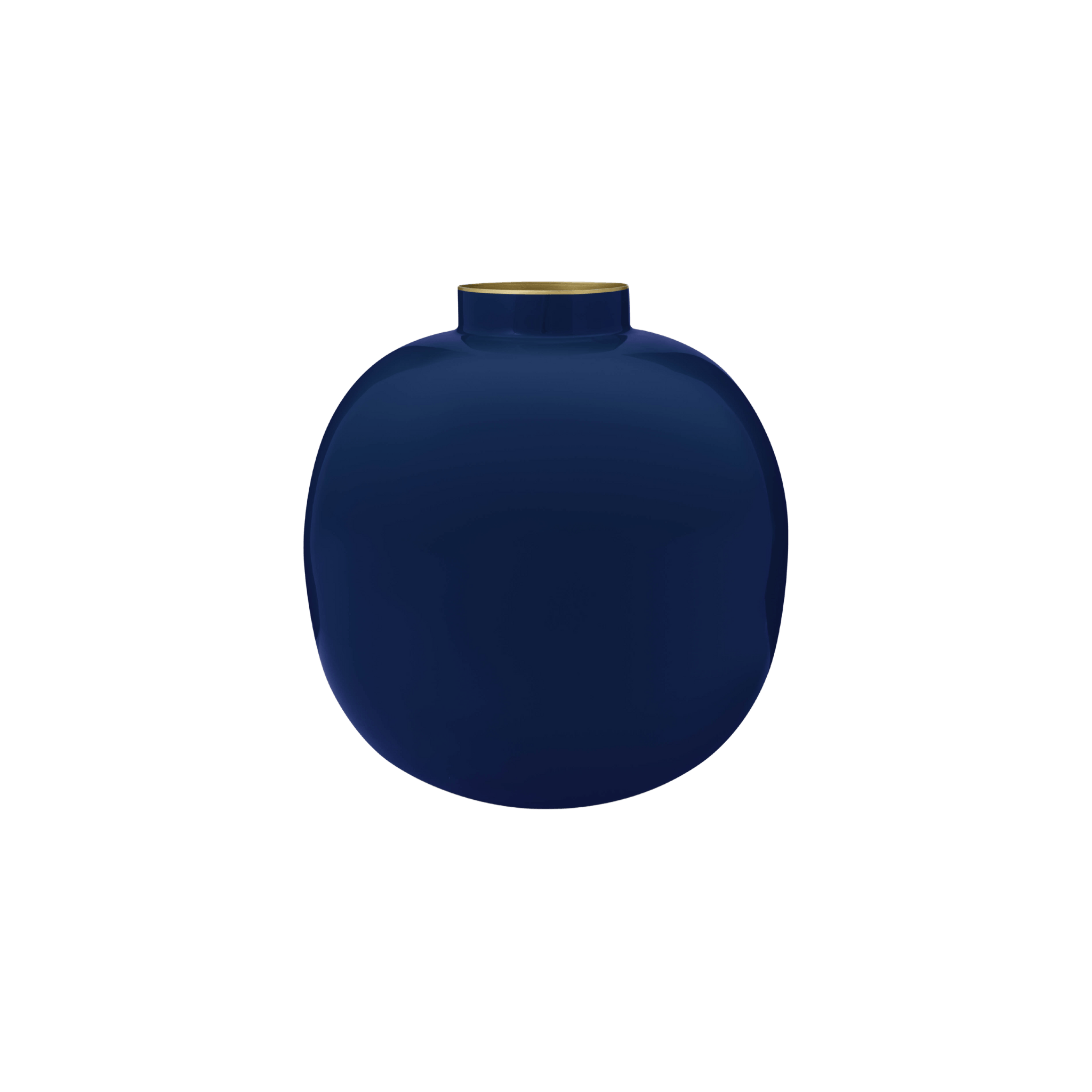 Vaza 23cm Metal Blue - Eclair.md