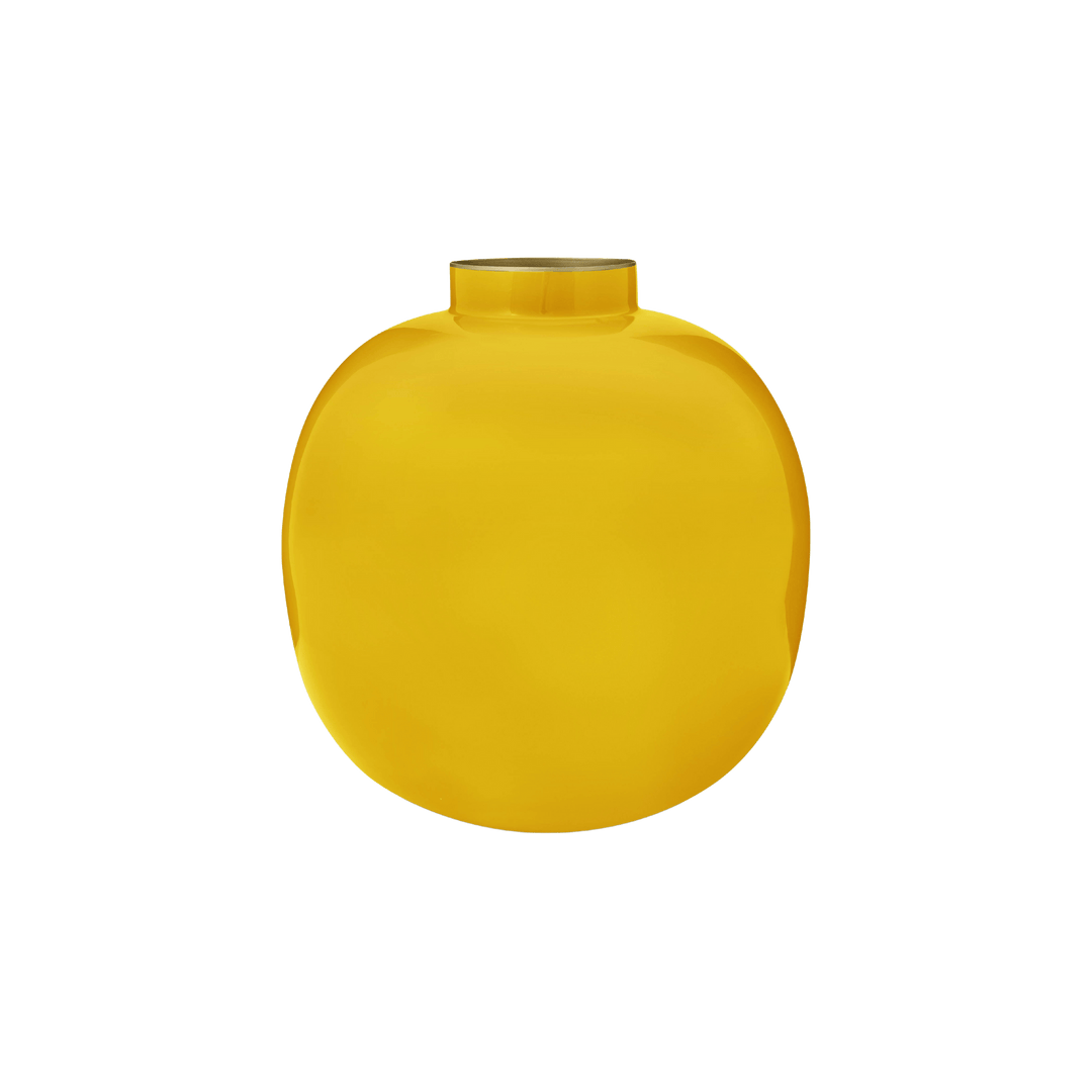 Vaza 23cm Metal Yellow - Eclair.md