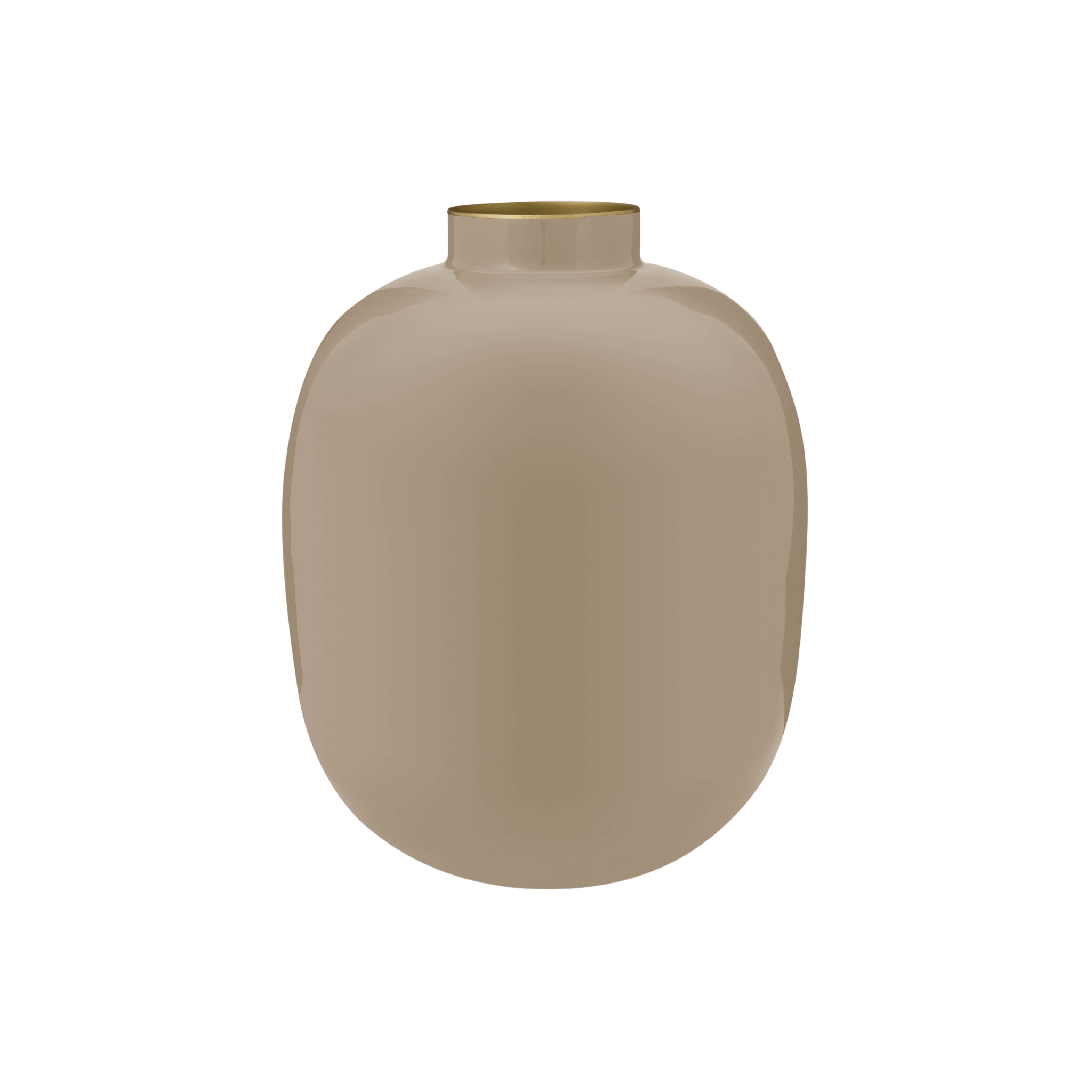 Vaza 32cm Metal Khaki - Eclair.md